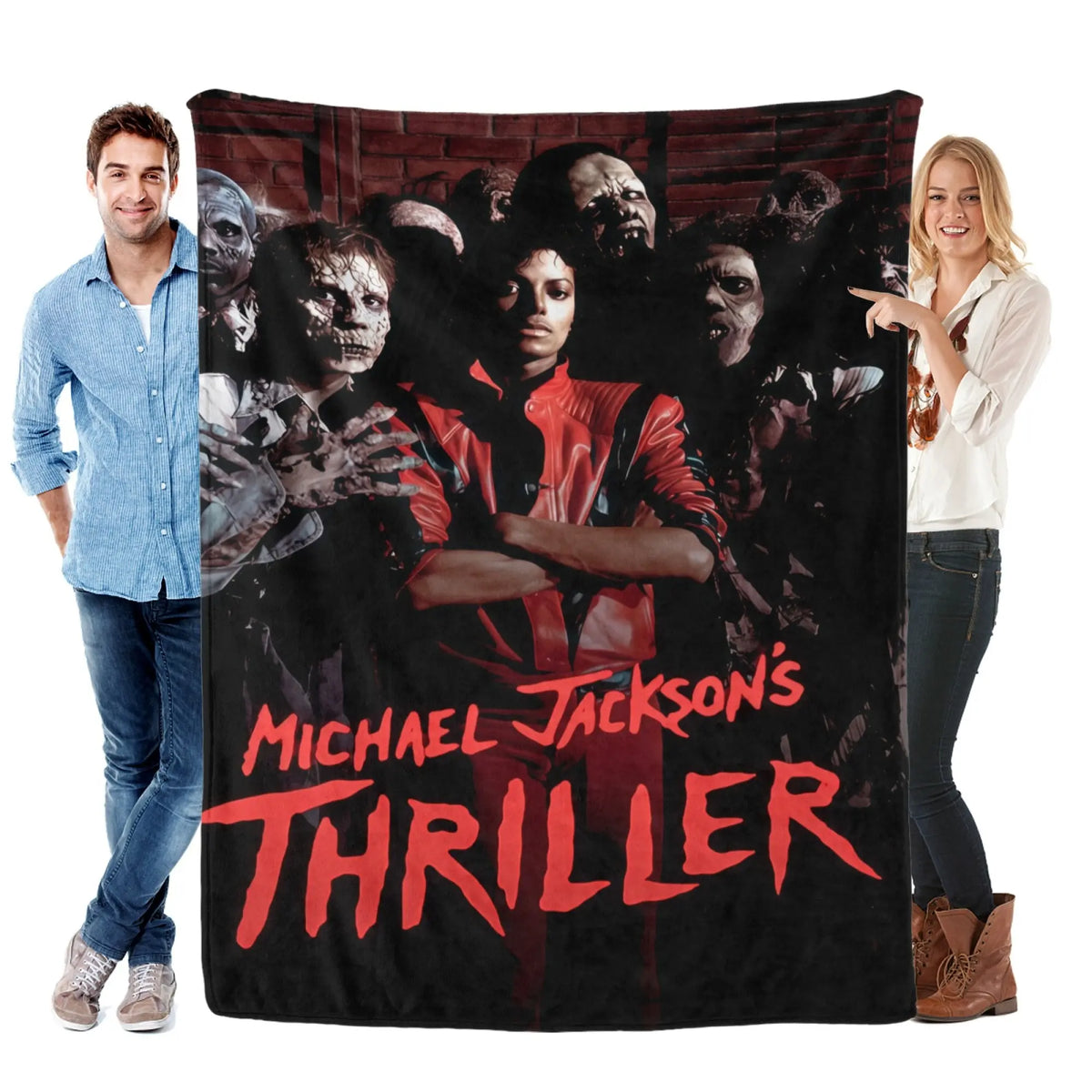 Michael Jackson Music Legend Fleece Throw Blanket - Fleece Fabric, Wrinkle-Resistant, Flannel Weave, Iconic Collage, HD Print, Durable, Breathable, Lightweight, Multi-Size (60in Option), All Seasons, for Adults’ Bed & Couch, Home & Travel