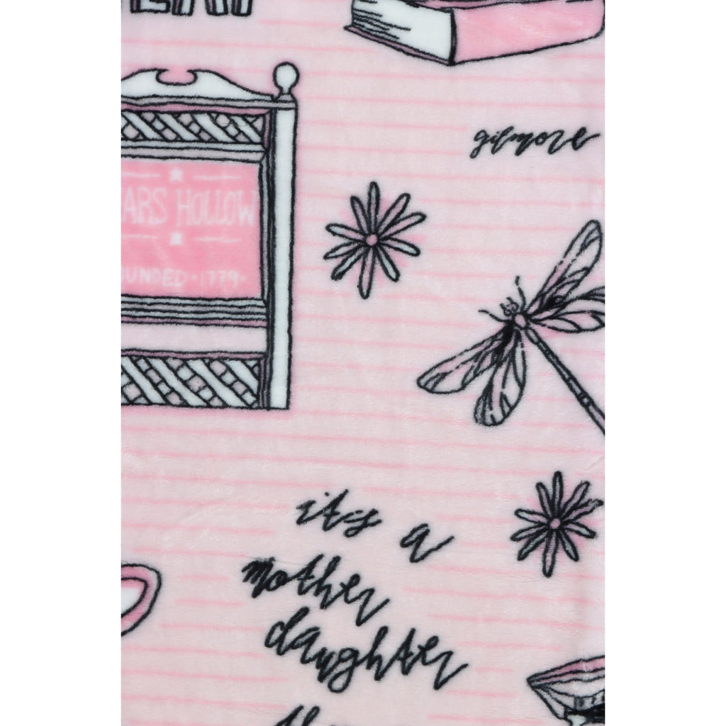 Jay Franco Official Warner Bros Gilmore Girls Super Plush Large Throw Blanket - 60x70 in, 60x90 in, Soft Fabric, Bedroom Bedding, Room Decor, Home Movie Night Cozy Setup, Stars Hollow Gift for Fans