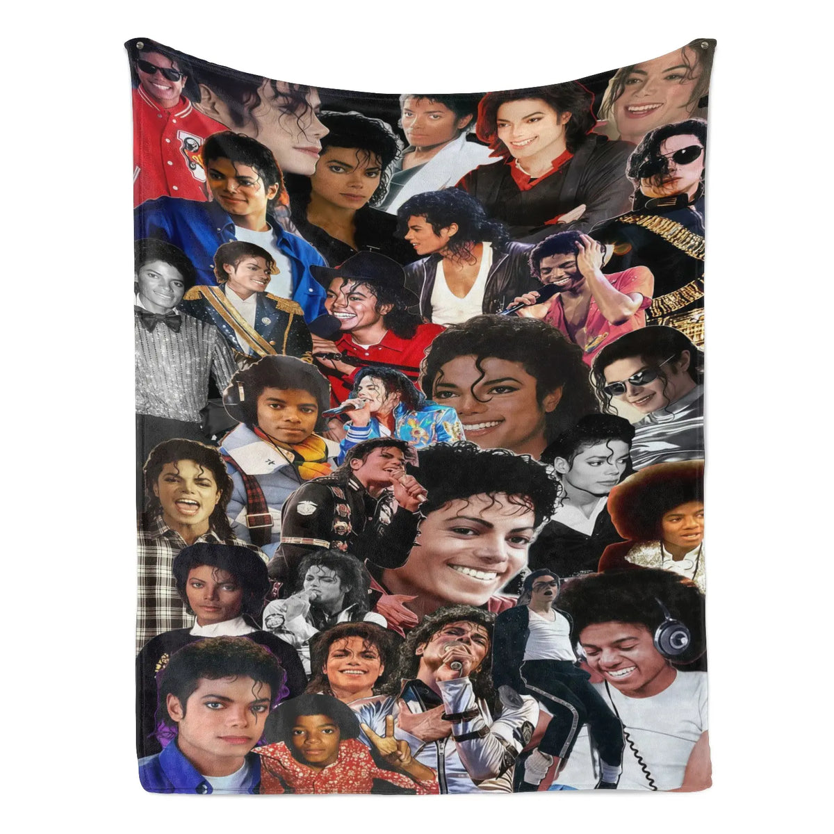 Michael Jackson Music Legend Fleece Throw Blanket - Fleece Fabric, Wrinkle-Resistant, Flannel Weave, Iconic Collage, HD Print, Durable, Breathable, Lightweight, Multi-Size (60in Option), All Seasons, for Adults’ Bed & Couch, Home & Travel